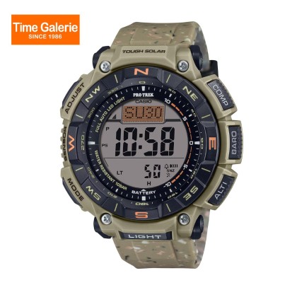 Casio Pro trek PRG-340SC-5 Outdoor Climber Line Bio-based Resin Silicon band Men Sport Watch Casio Pro trek PRG-340SC-5 Outdoor Climber Line Bio-based Resin Silicon band Men Sport Watch